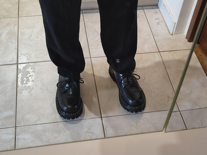 krótkie glany STEADY'S - 3 dziurki, czarne (STE/3)