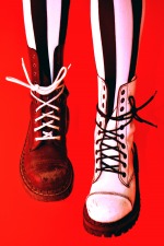 glany STEEL - FULL WHITE (10-dziurkowe) glany STEEL - FULL WHITE (10-dziurkowe)