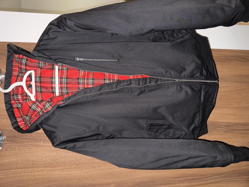 kurtka z kapturem LORD CANTERBURY WINTER black, ZIMOWA