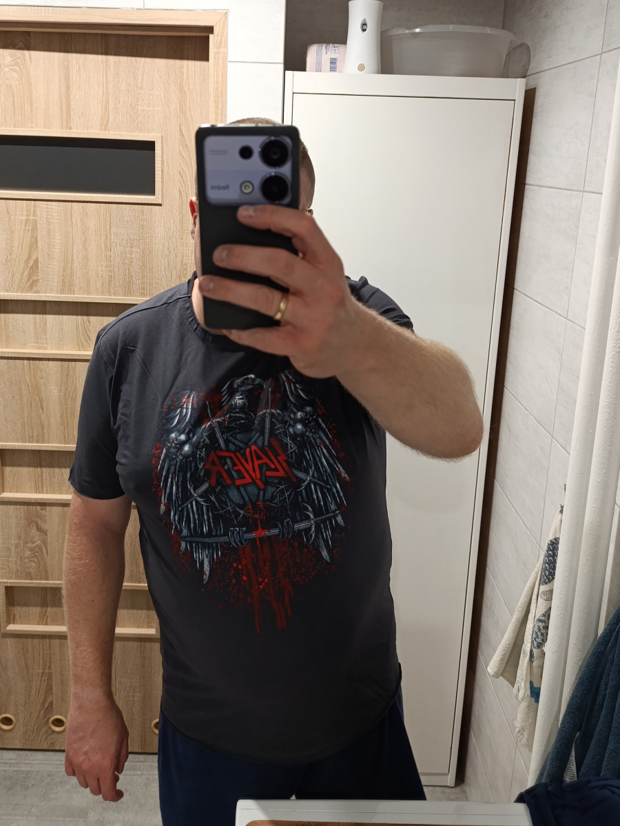 koszulka SLAYER - AMMUNITION EAGLE, ciemnoszara