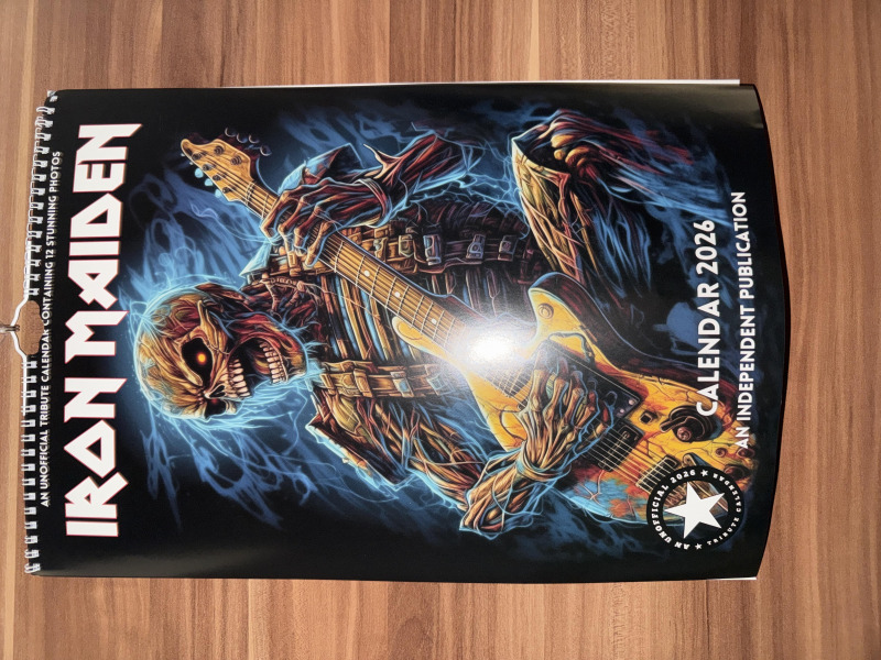 kalendarz IRON MAIDEN 2026