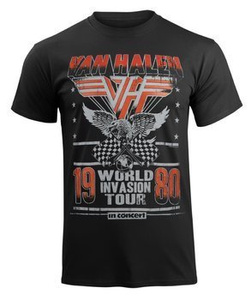 koszulka VAN HALEN - INVASION TOUR '80