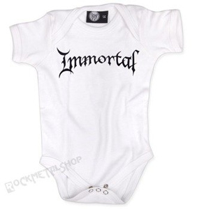 body dziecięce IMMORTAL - LOGO white