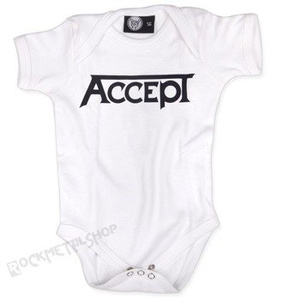 body dziecięce ACCEPT - LOGO white