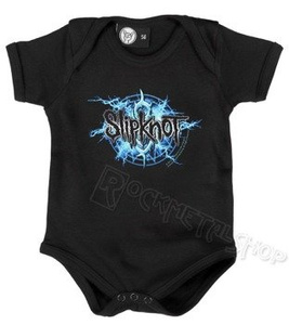 body dziecięce SLIPKNOT - ELECTRIC BLUE black