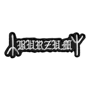 naszywka termiczna BURZUM - LOGO WHITE